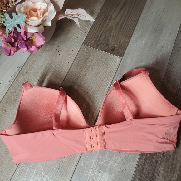 Auden The Bliss Wireless Lightly Lined Women's Rose Pink Bra Size 38D EUC - Picture 5 of 16